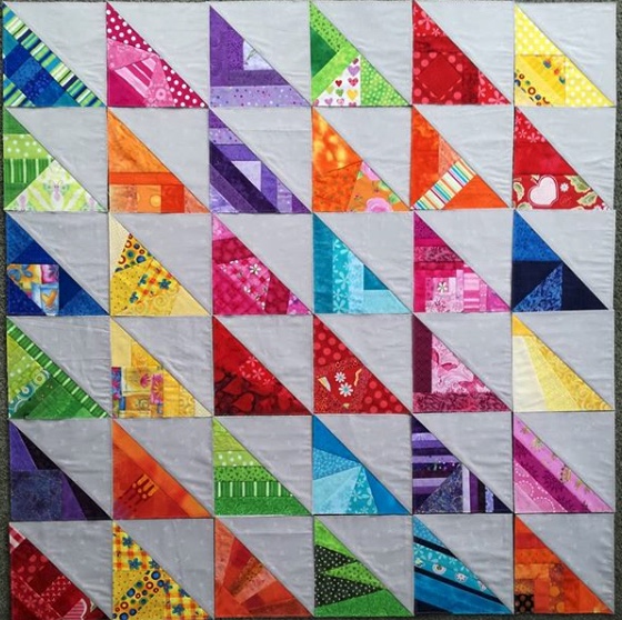 Half Square Quilts