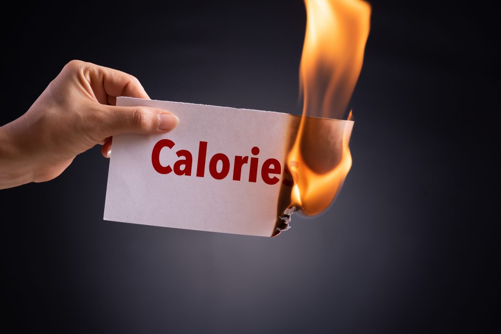 Burning calories