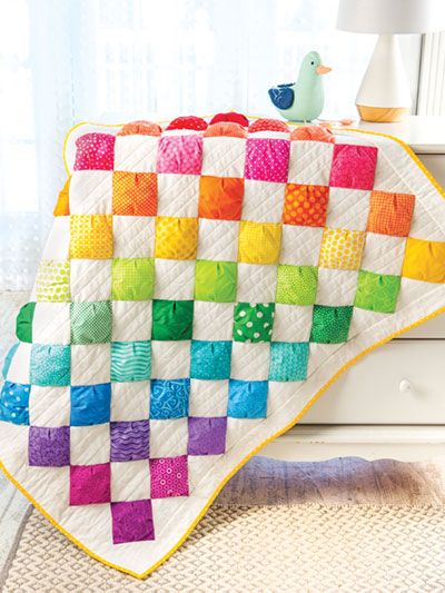 Rainbow Cuddle quilt pattern