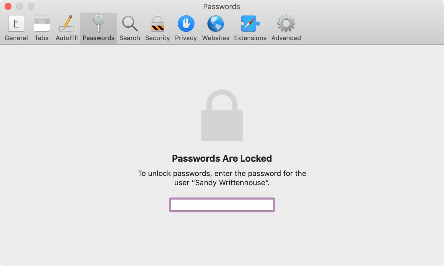 How to find saved passwords on Mac