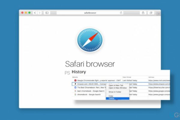 how to clear safari history2
