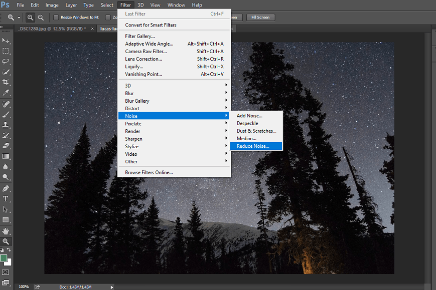 How to fix a grainy photo