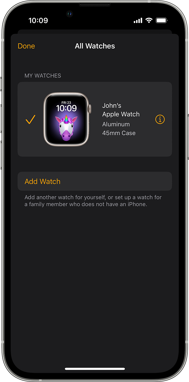 how to disconnect Apple Watch from iPhone