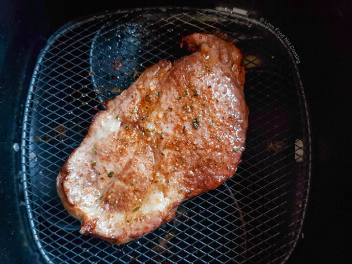 Reheating in an air fryer 