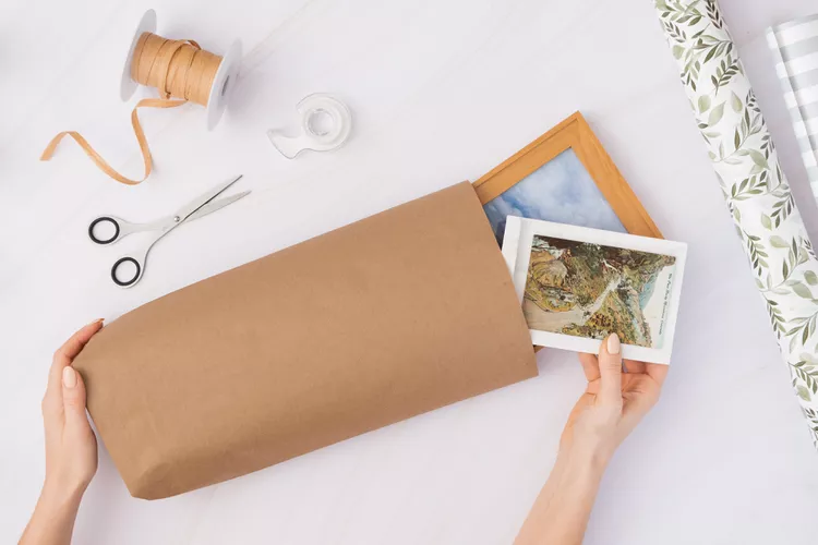 how to make bag out of wrapping paper
