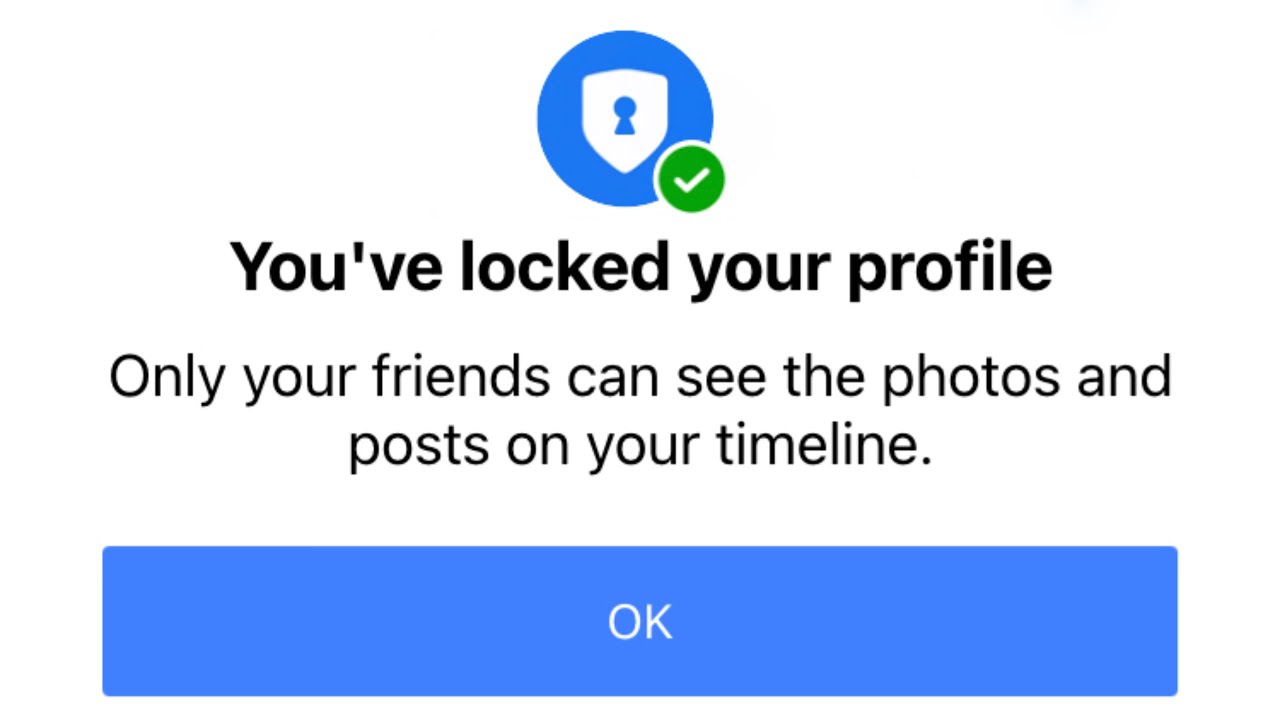 locking your facebook profile